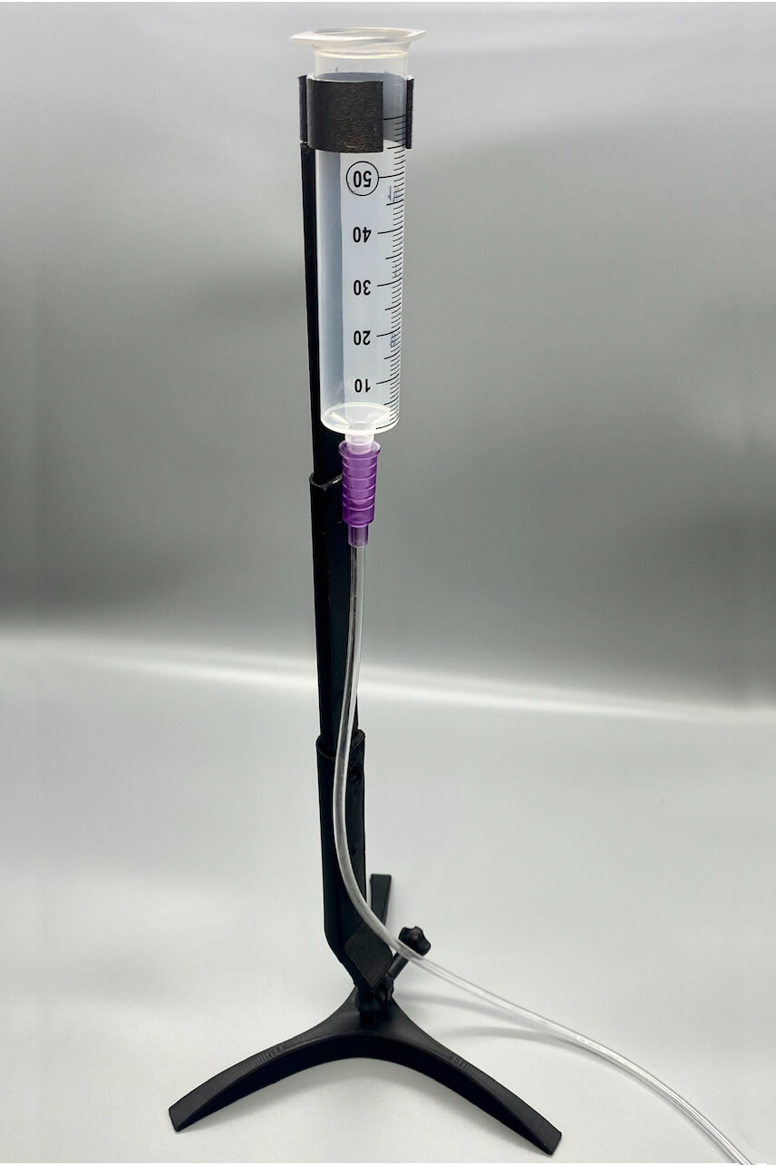 3D-printed feeding tube holder